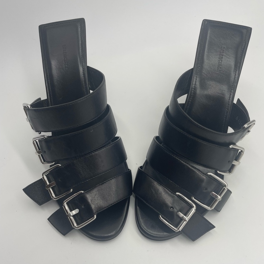New Balenciaga 80mm Buckle Mule size 9